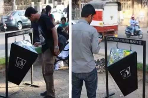 創(chuàng)意垃圾桶，讓城市更美好