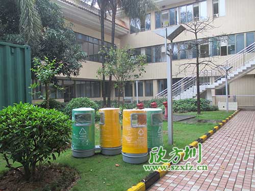 韶關(guān)物業(yè)分類玻璃鋼垃圾桶，提升社區(qū)好環(huán)境。